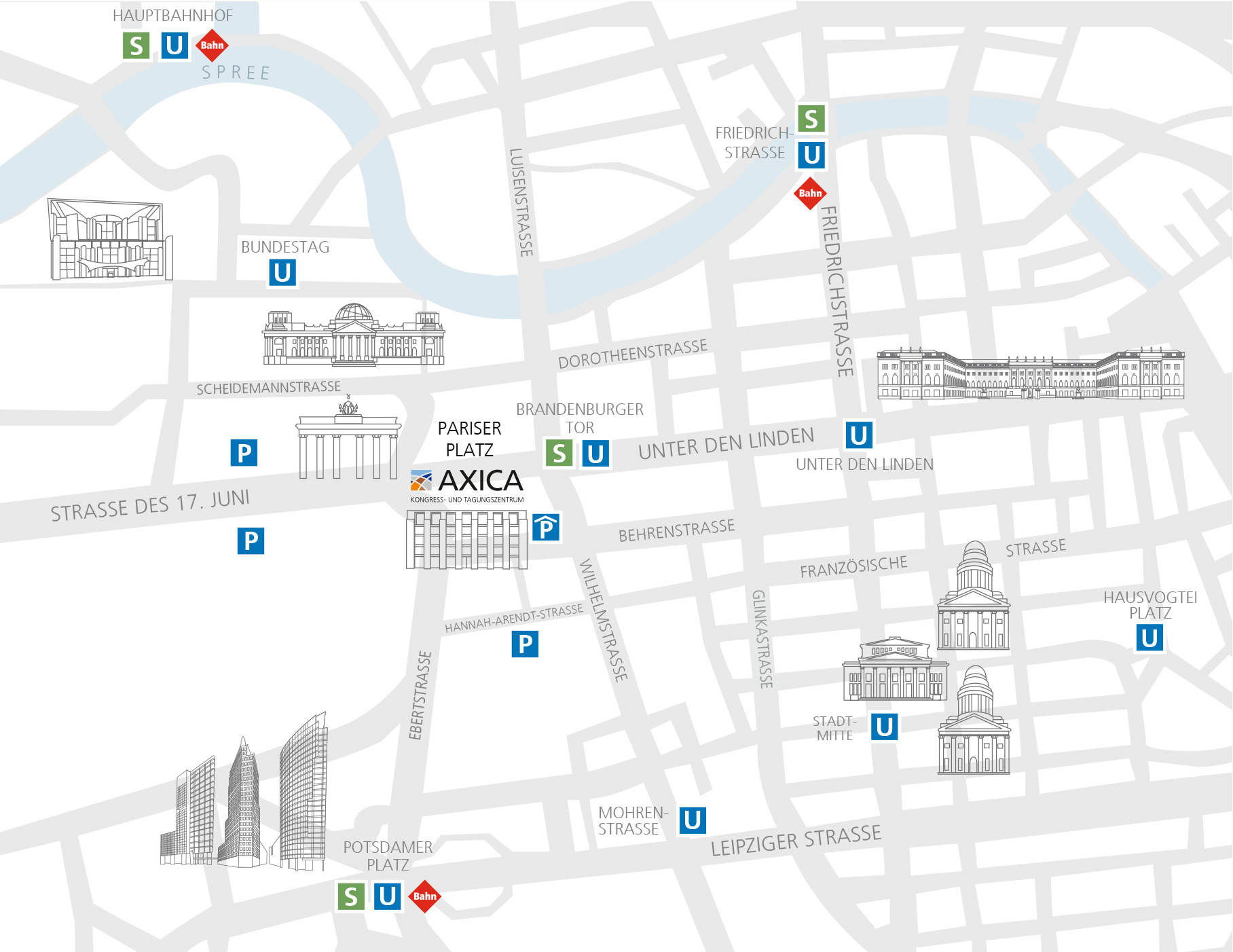 AXICA located on the map