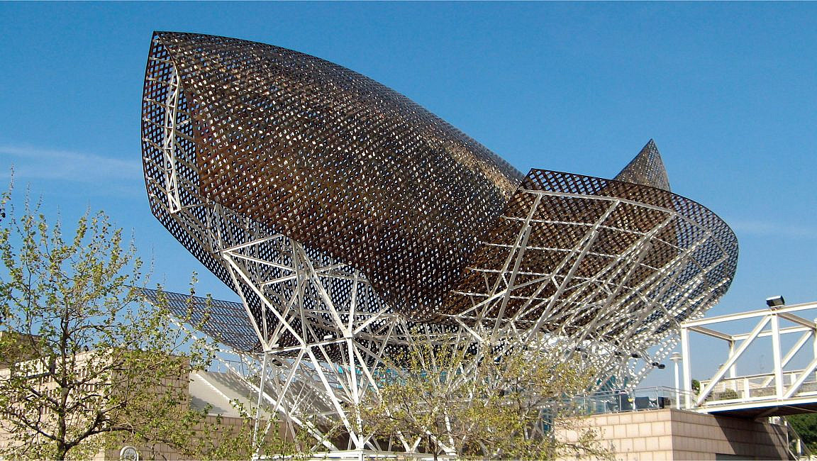 Gebäude von Frank Owen Gehry in Barcelona