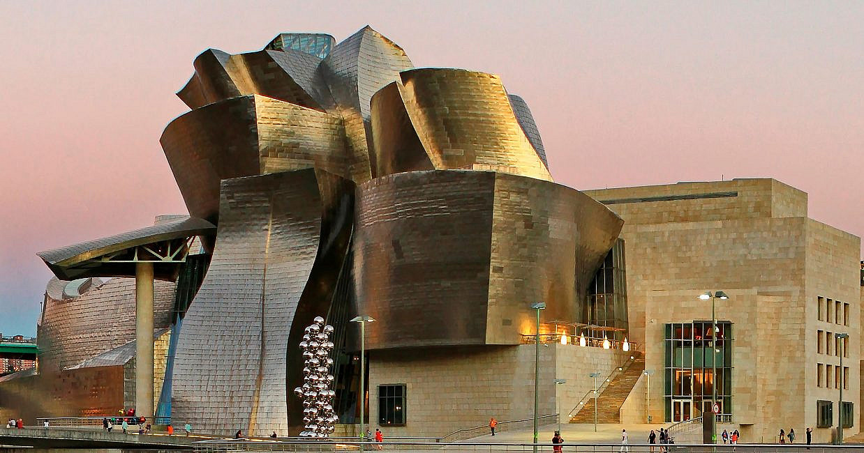 Gebäude von Frank Owen Gehry in Bilbao