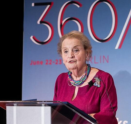 Conference of the Atlantic Council with Madelaine Albright