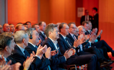 Blick ins Publikum zu Robert Habeck während des Jubiläums des Ost Ausschusses der Deutschen Wirtschaft